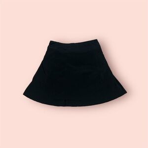 Black skort with good length
